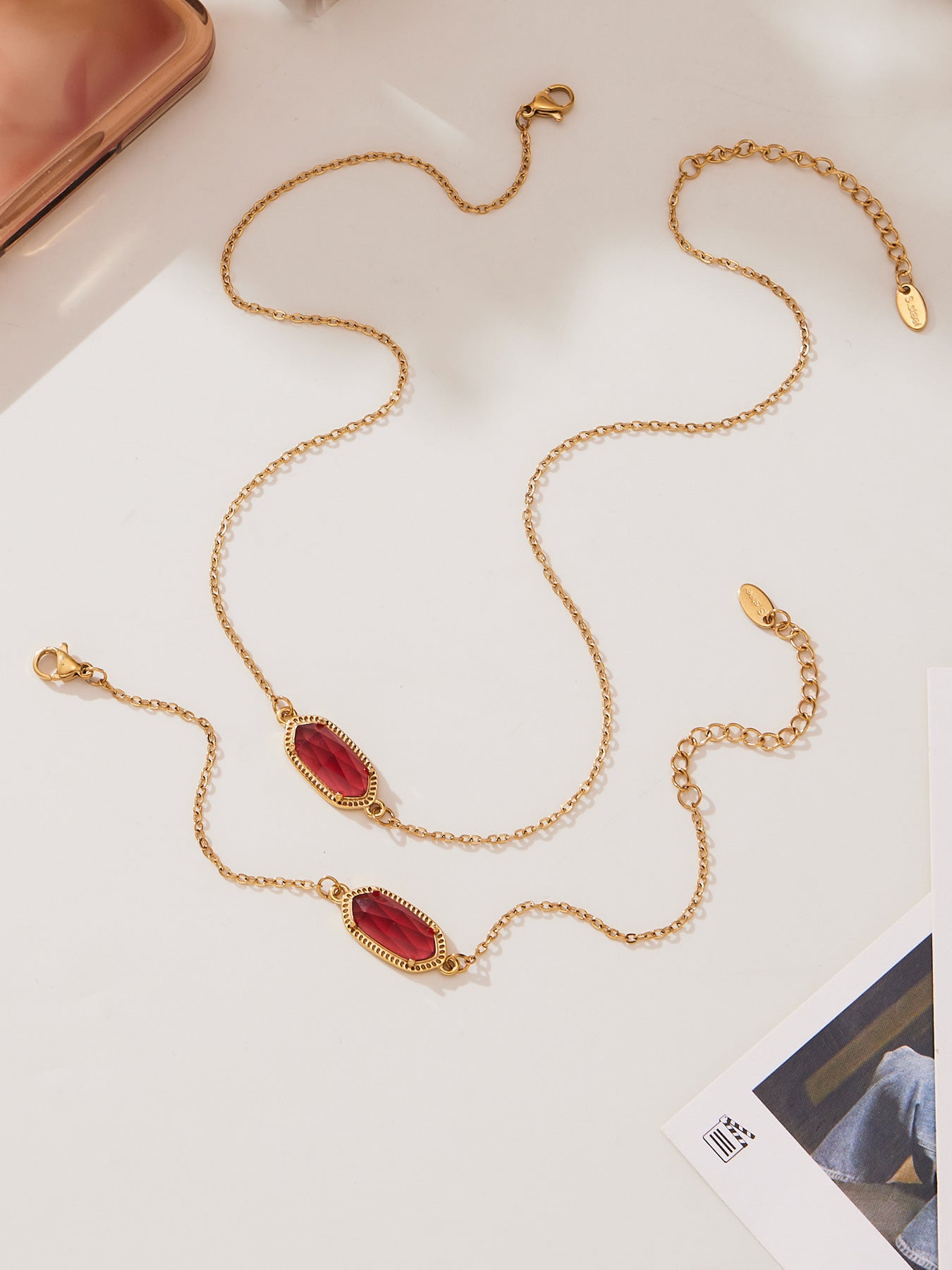 For The Unique Her Natural Crystal ClawSet Necklace