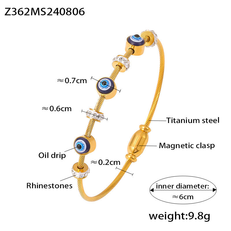 Devil's Eye Drip Oil Retro Bracelets