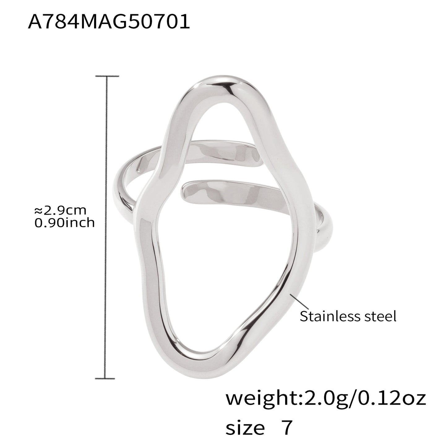 Irregular Line Rings