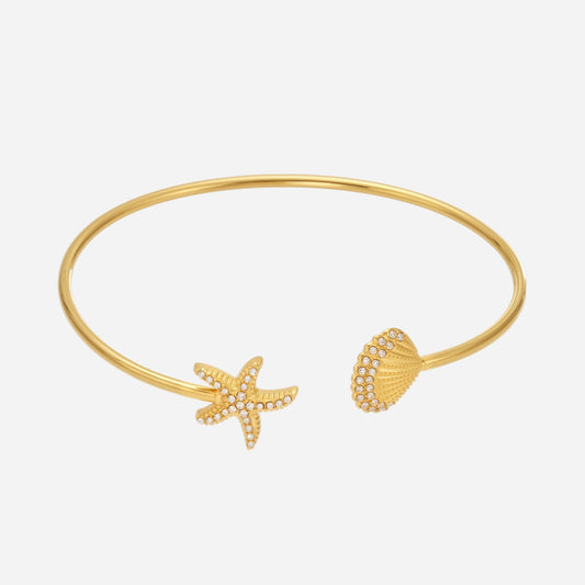 Fashion Holiday Style Stainless Steel Bangle
