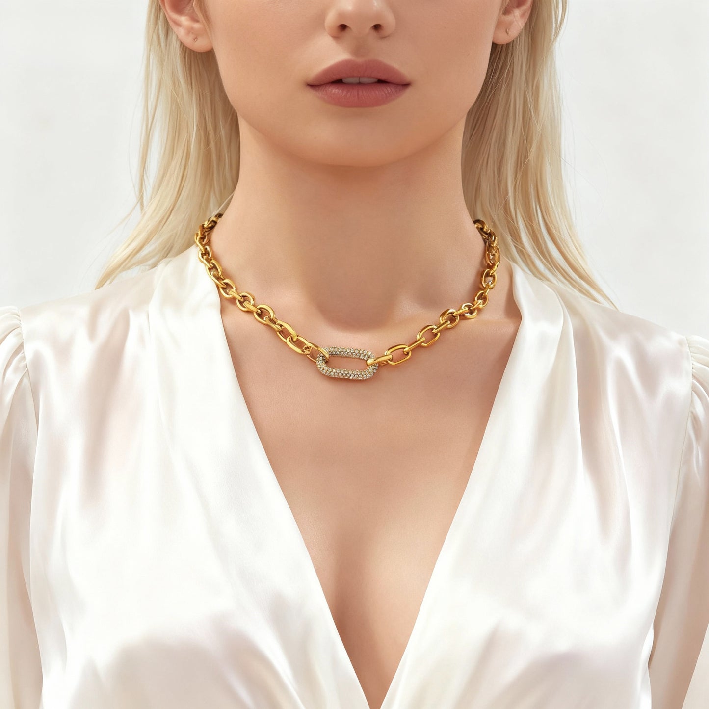 Collar de eslabones de ancla atrevido