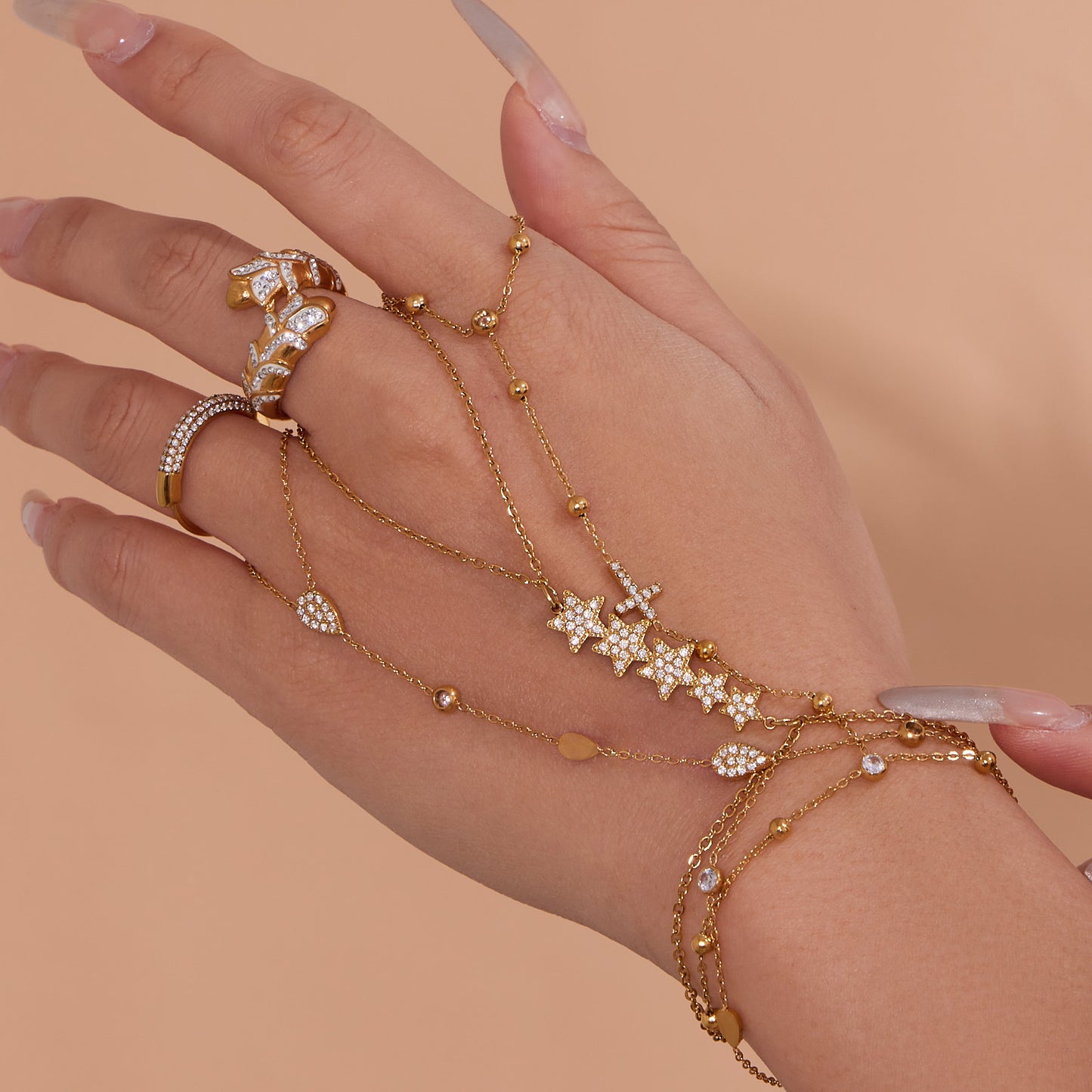 Gorgeous Stainless Steel Bracelet With 5A Zircon