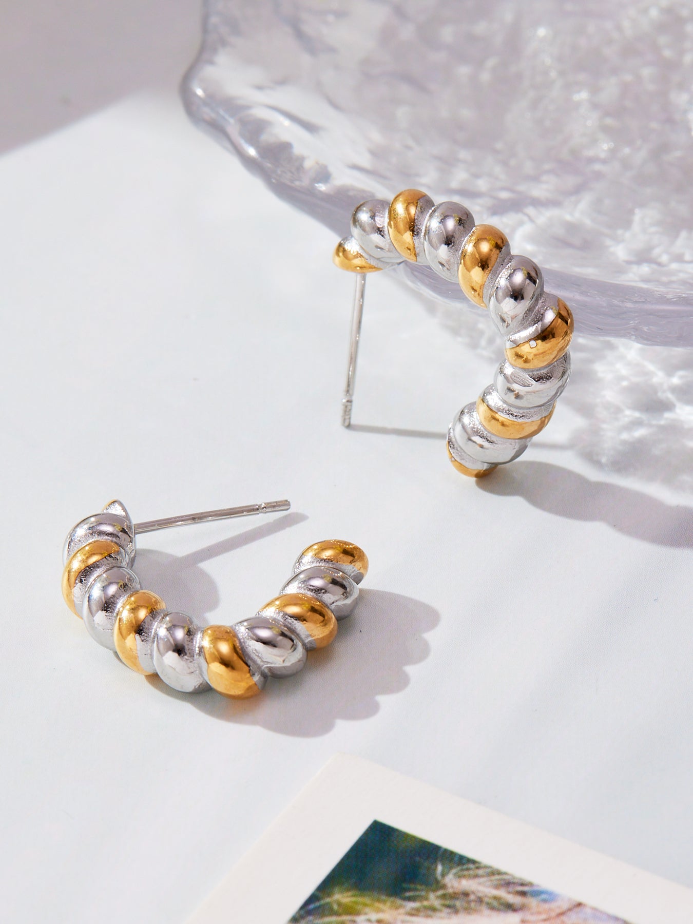 Twine of Grace Stainless Steel Earrings