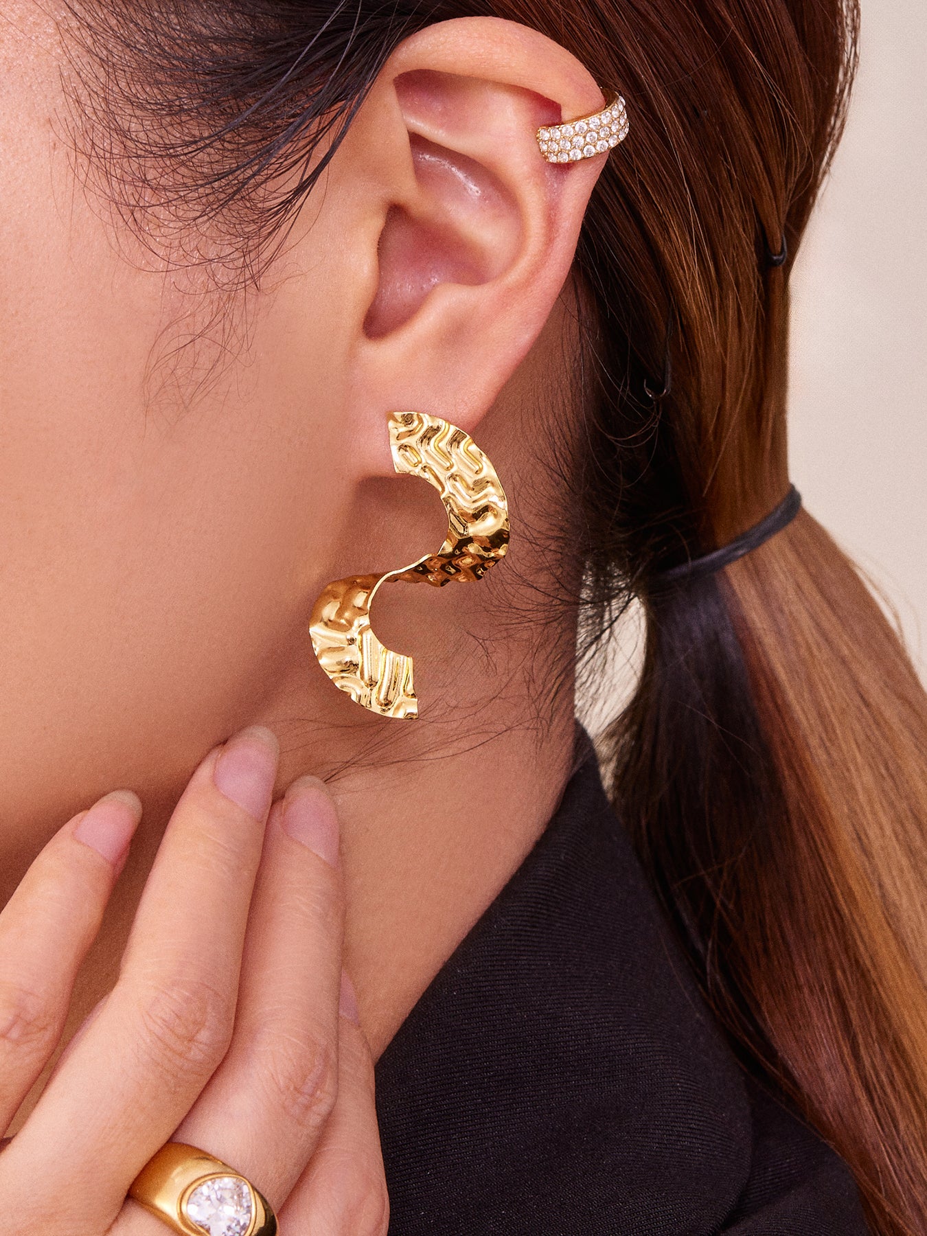 Modern Joyful Copper Earring
