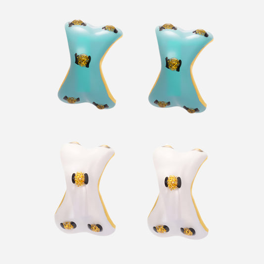 Weight Glazed Earrings