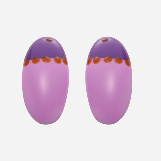 Weight Glazed Dopamine Earrings