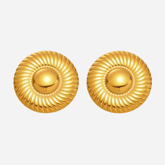Multi Colored Circular Earrings