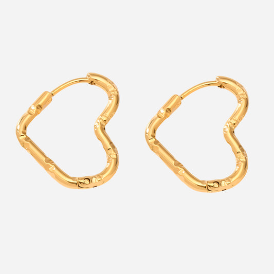 Heart Stainless Steel Earrings