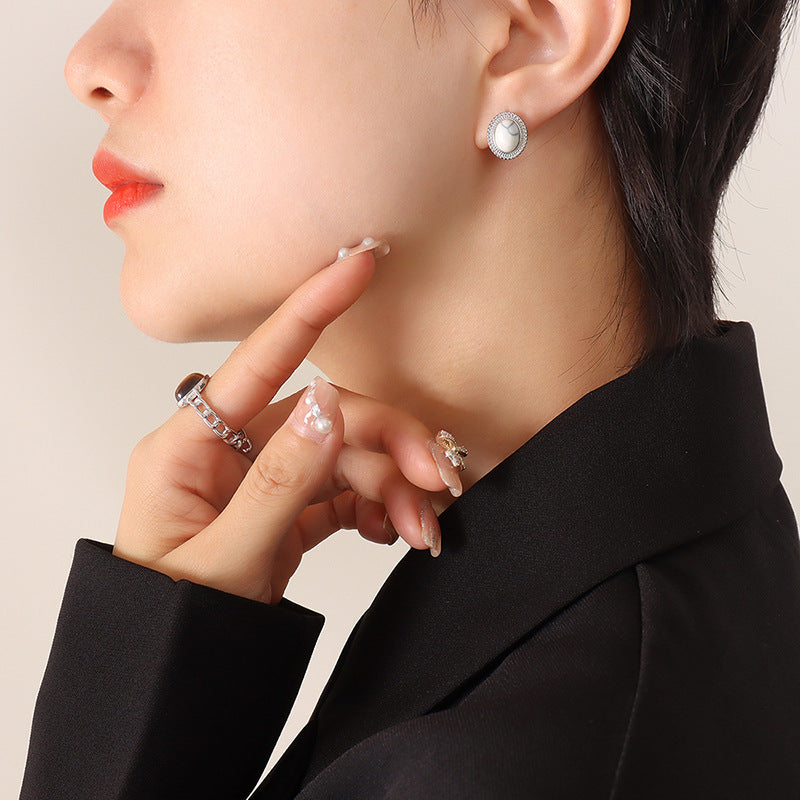 New Fashion Nature Stone Earrings