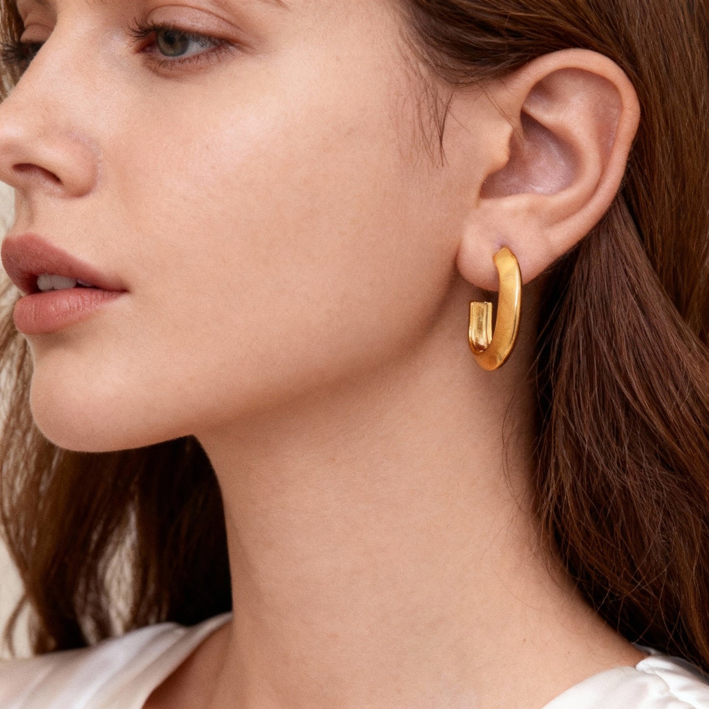 Pendientes de acero inoxidable Eternal Flow