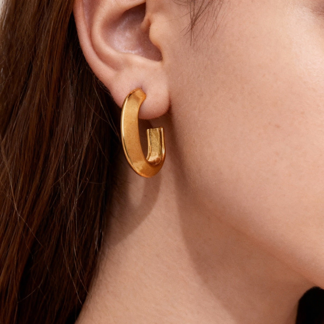 Pendientes de acero inoxidable Eternal Flow