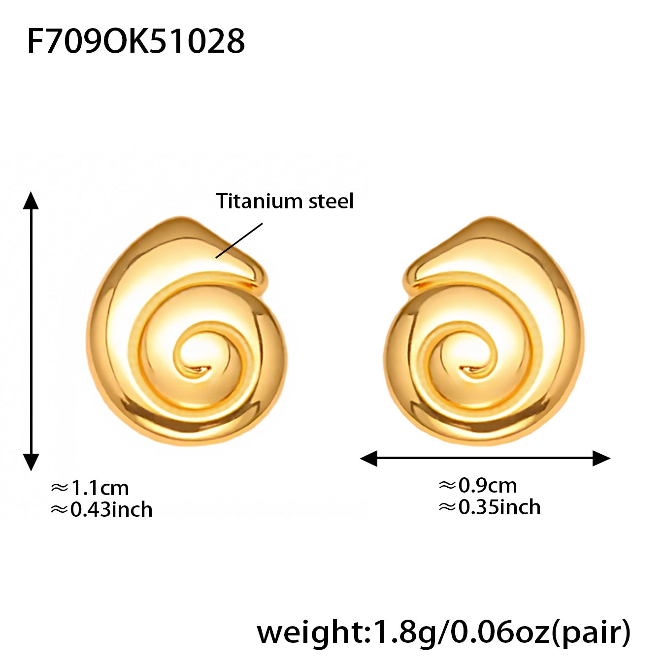 Be Still Stainless Steel Earrings