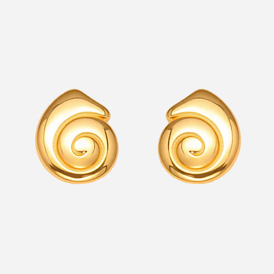 Pendientes de acero inoxidable Be Still