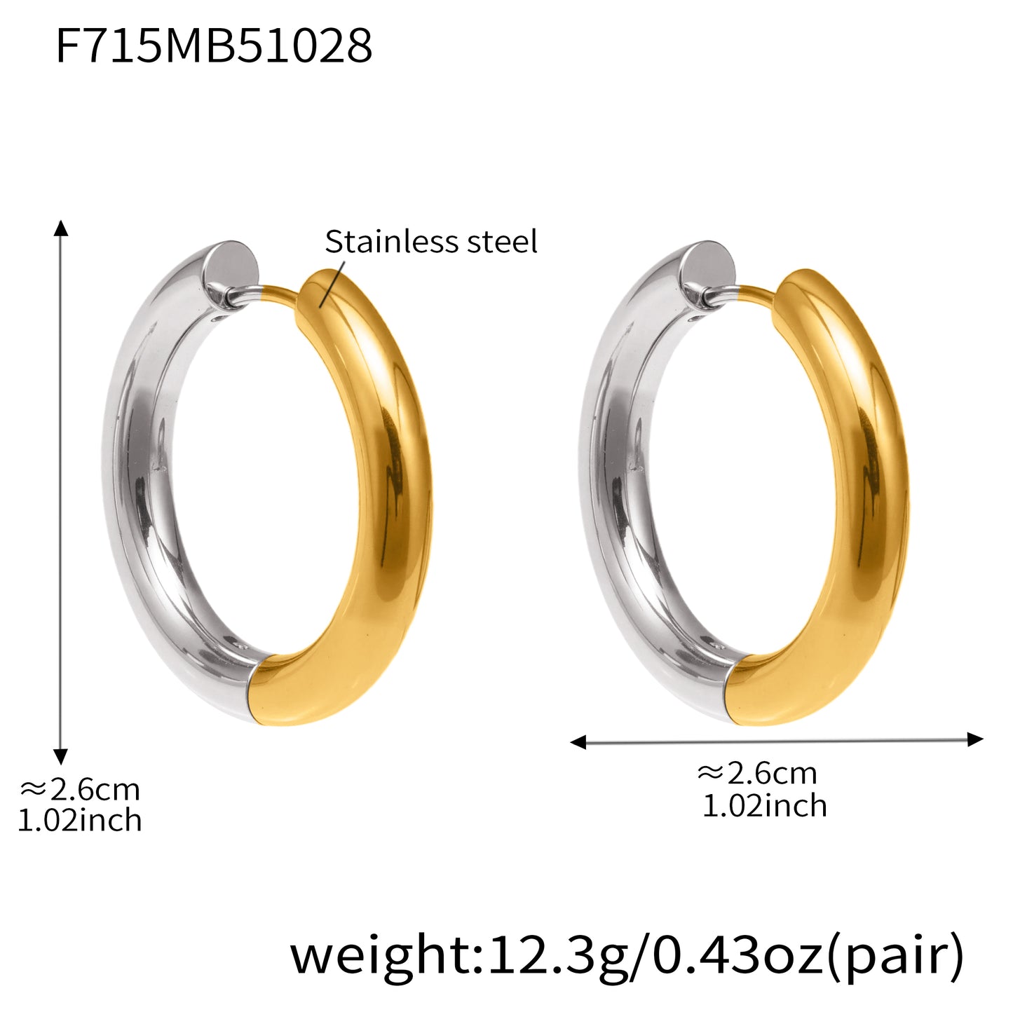 Speak To Me Stainless Steel Earrings