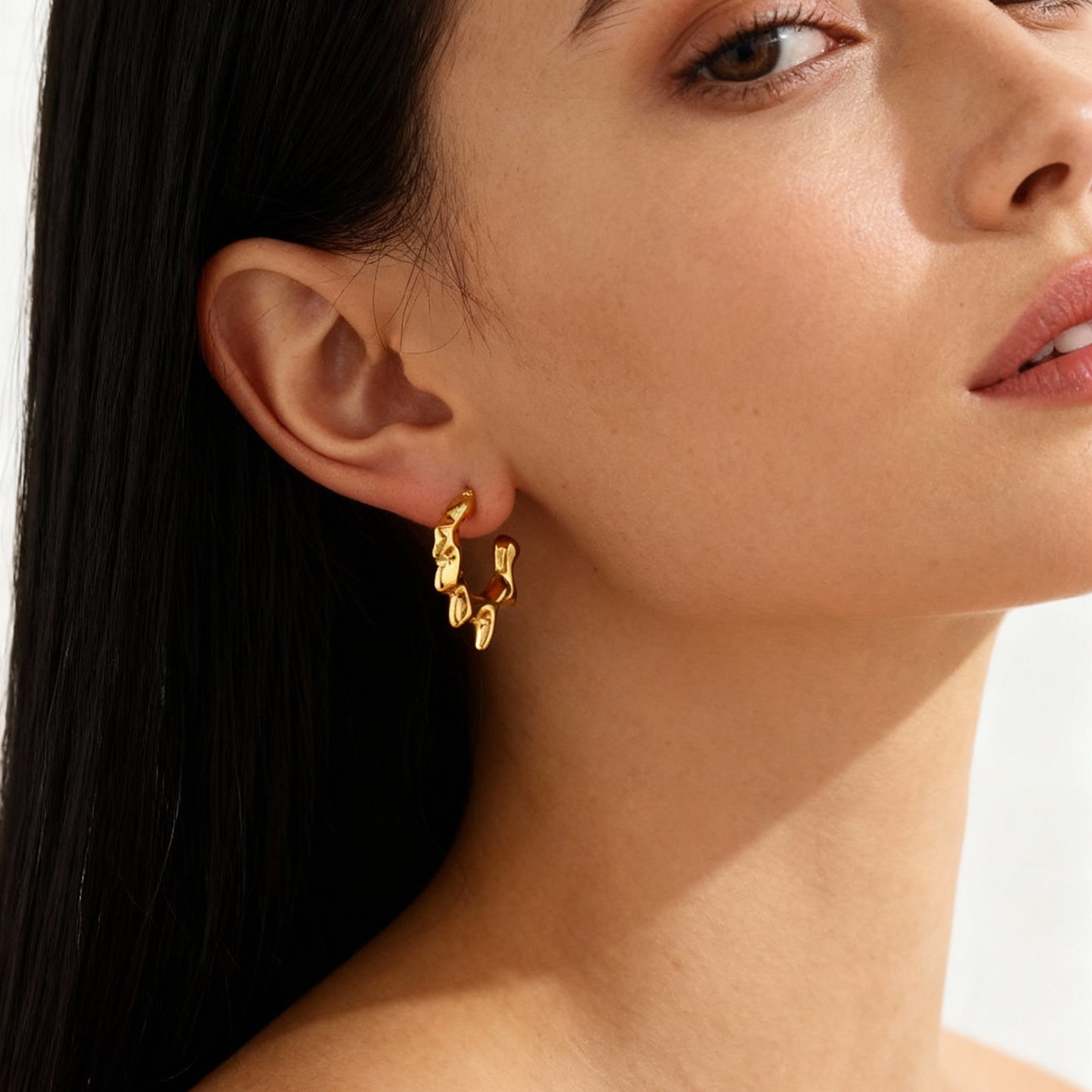 几何造型不锈钢耳钉