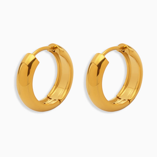 Minimalist hoop earrings, geometric and simple earrings, versatile for daily commuting
