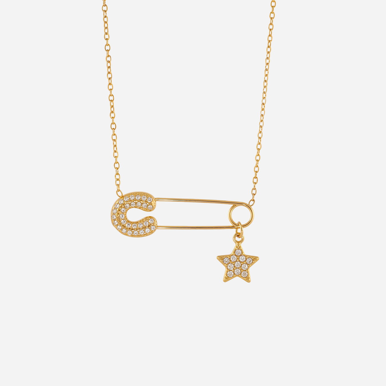 Stainless Steel Versatile Personality Paper Clip Necklace