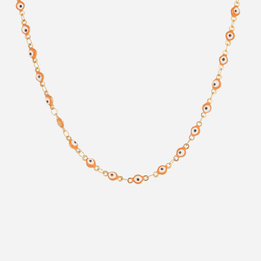 Devil's Eye Personalized Stainless Steel Necklace
