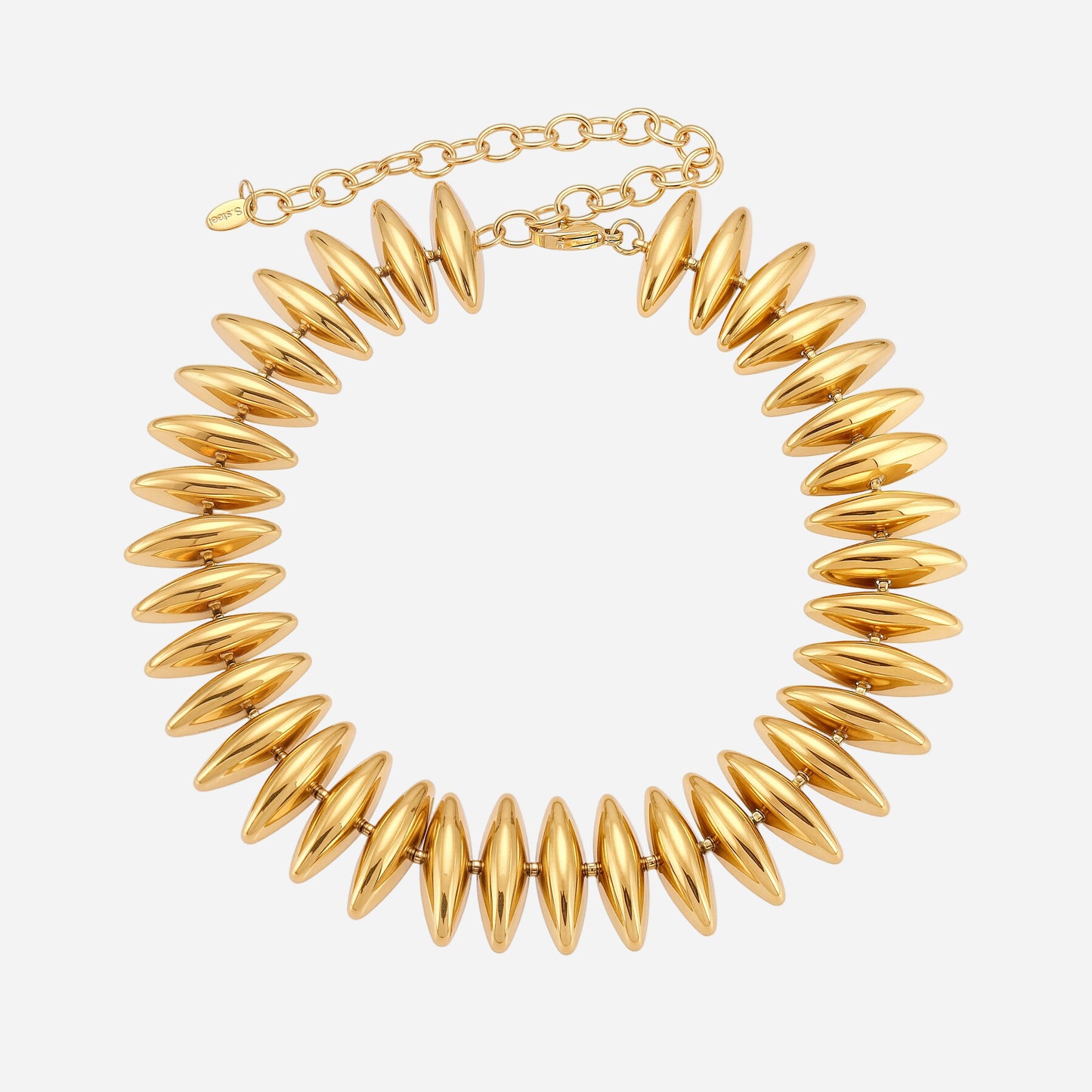 New Heavy Industry Torpedo Hand-Assembled Necklace Stainless Steel