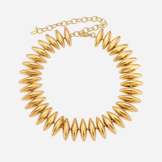 New Heavy Industry Torpedo Hand-Assembled Necklace Stainless Steel