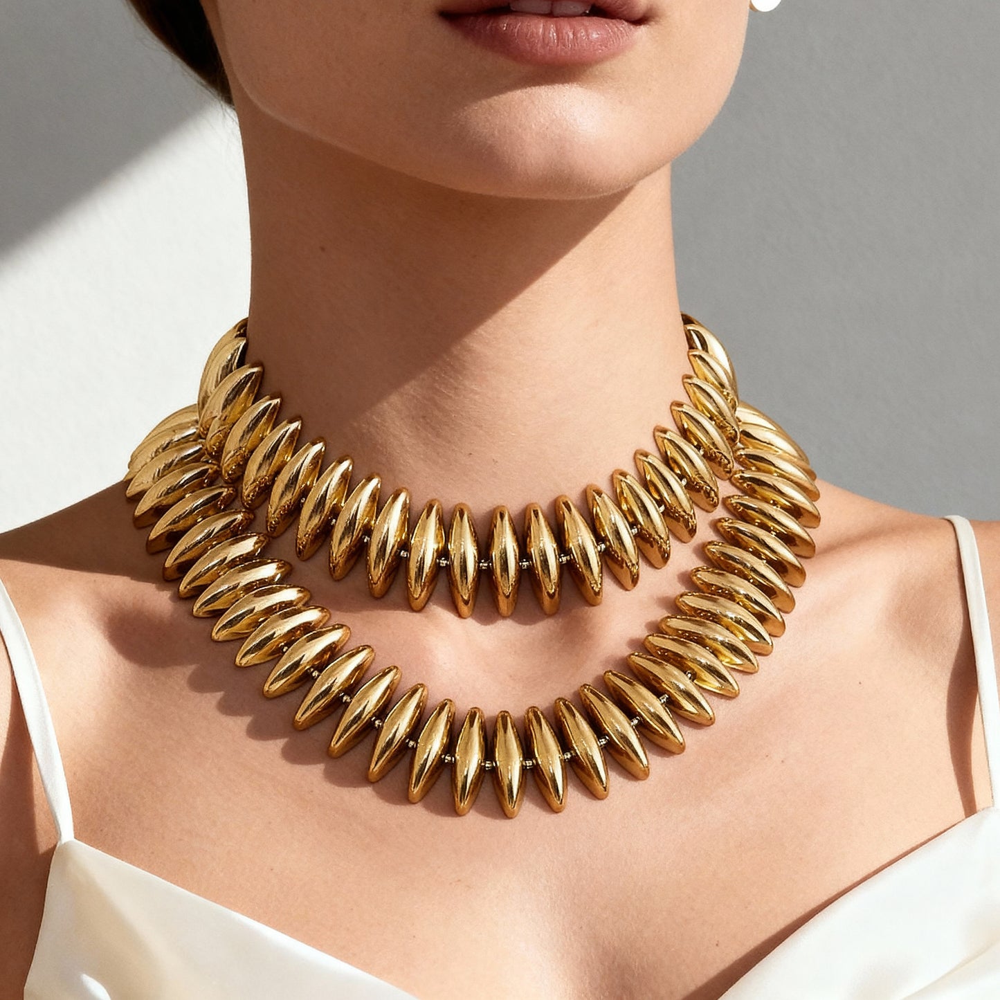 New Heavy Industry Torpedo Hand-Assembled Necklace Stainless Steel