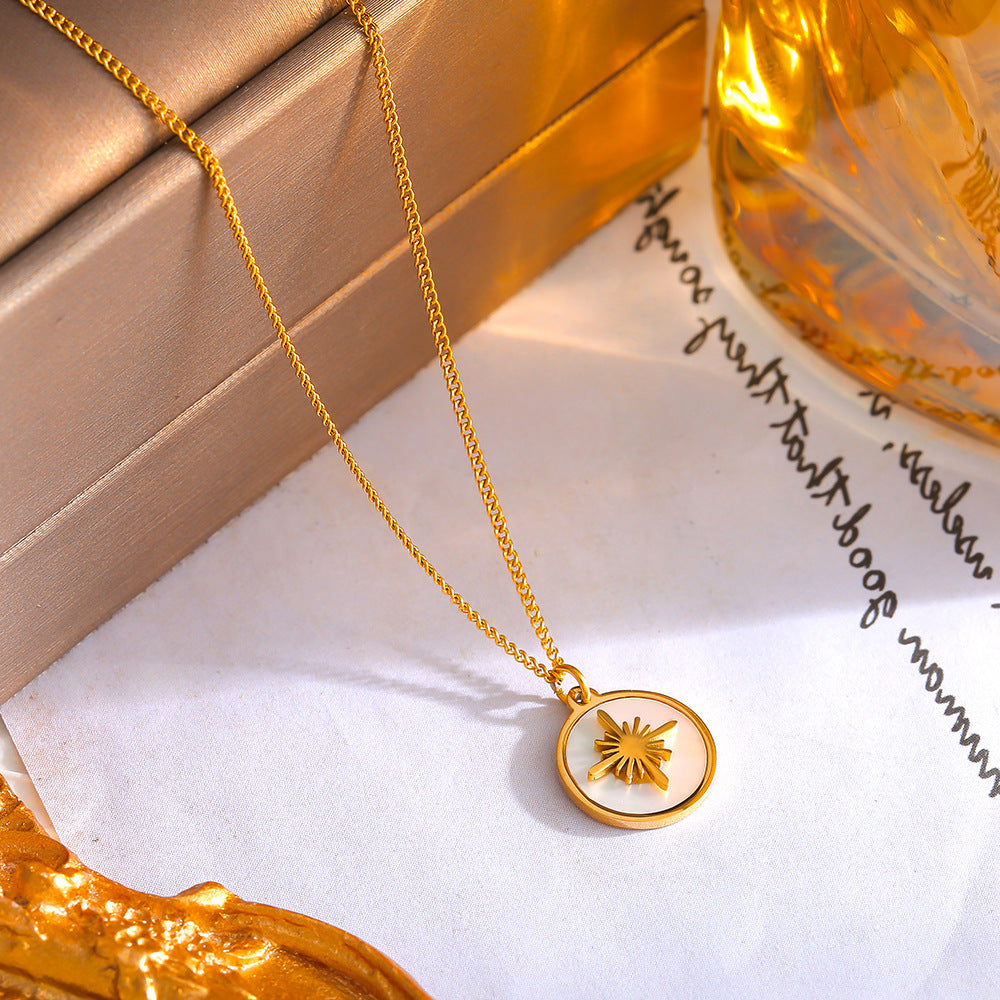 Retro Starry Shell Luxury Necklace