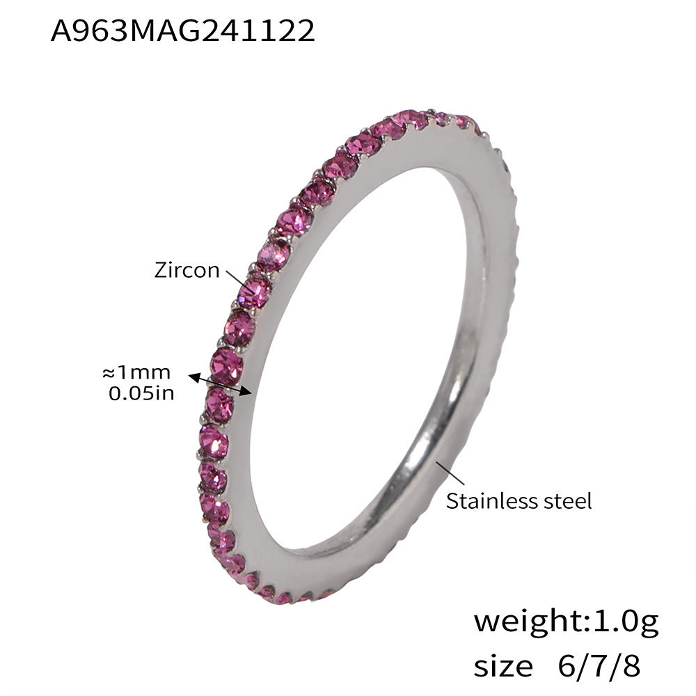 18K Gold Plated Couple Ring with Zircon – His & Hers Matching