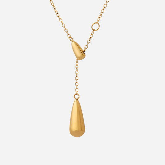 Trendy Drop Tassel Slide Necklace
