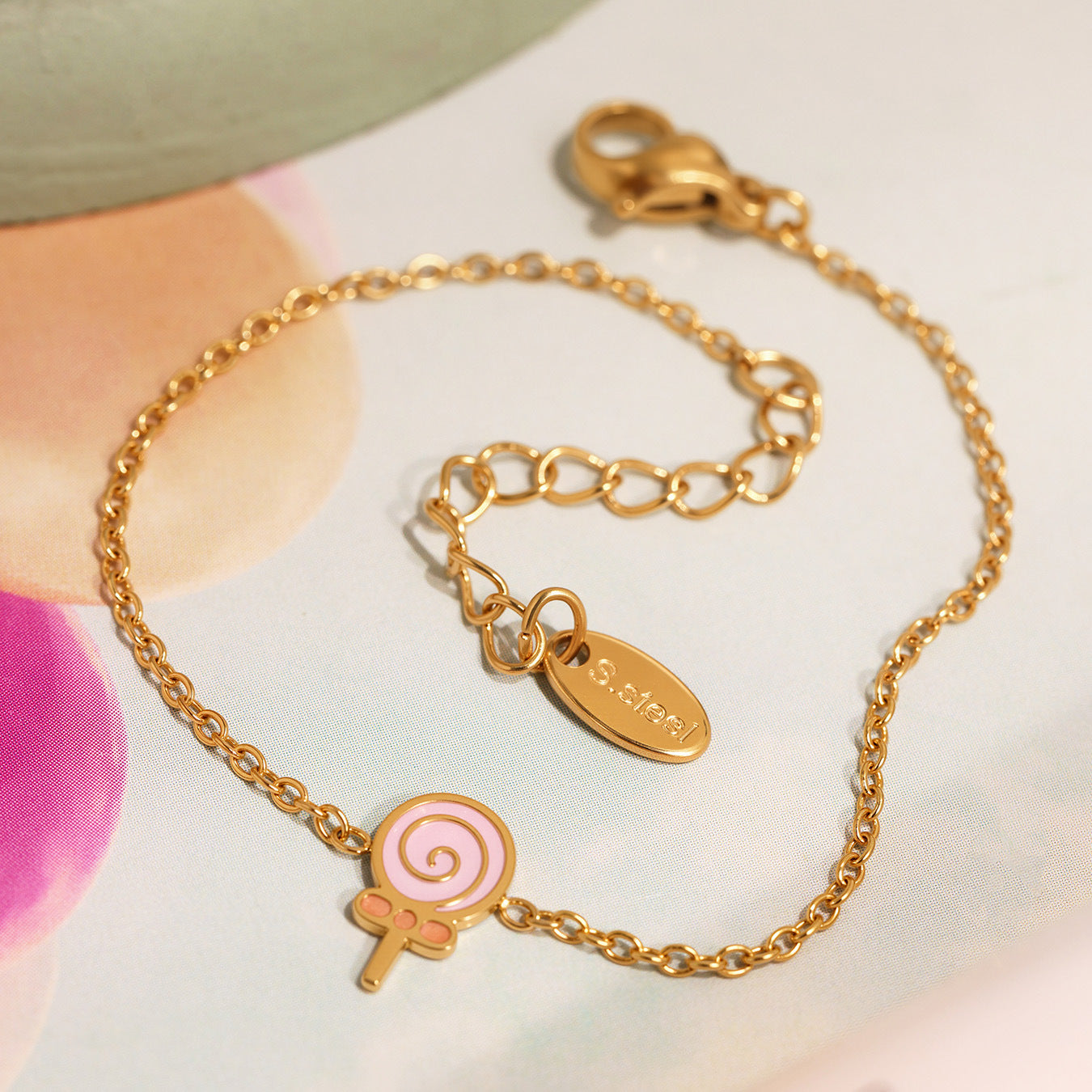 Candy necklace stainless steel jewelry