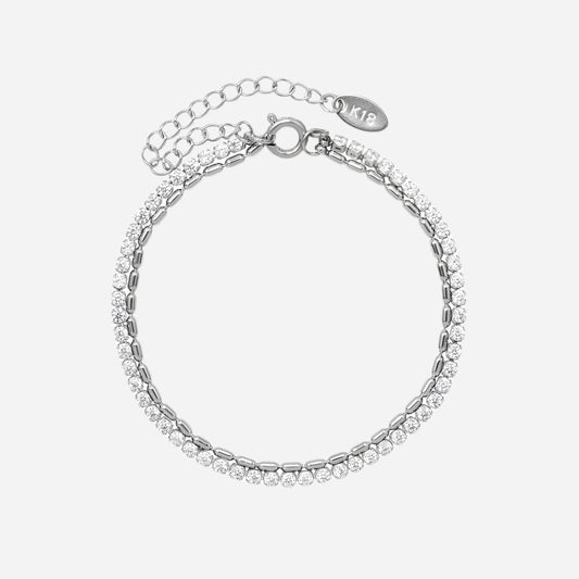 Intimate Double-Layer Zircon Bracelet