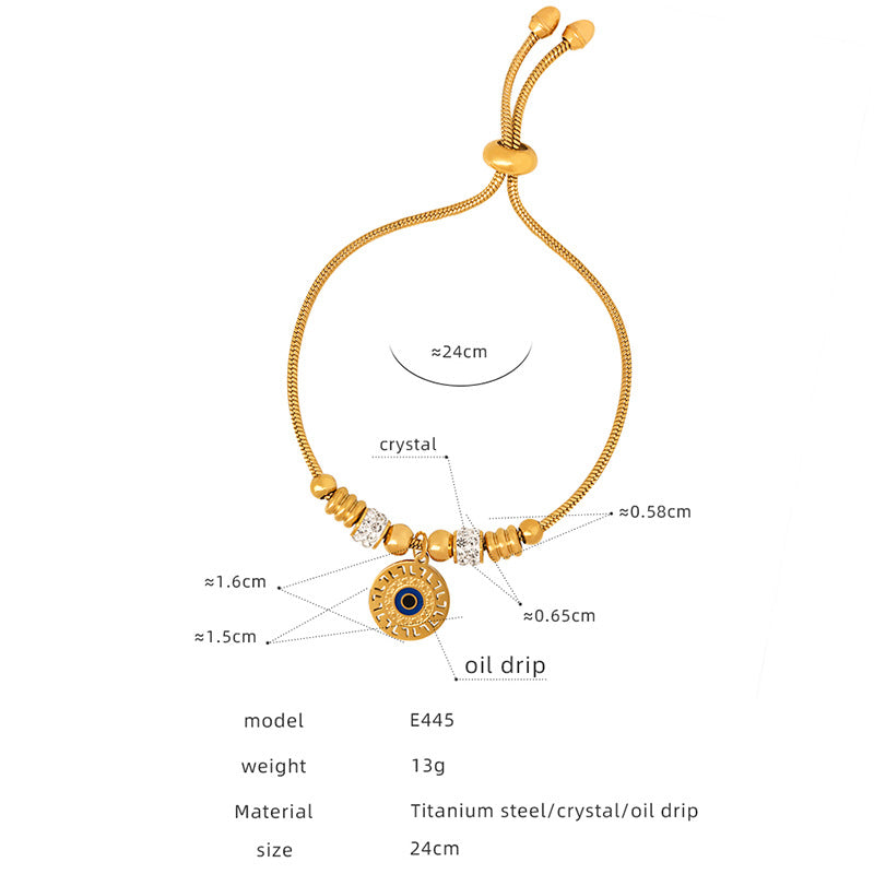 Stainless Steel 18K Gold Non-Fading Bracelet