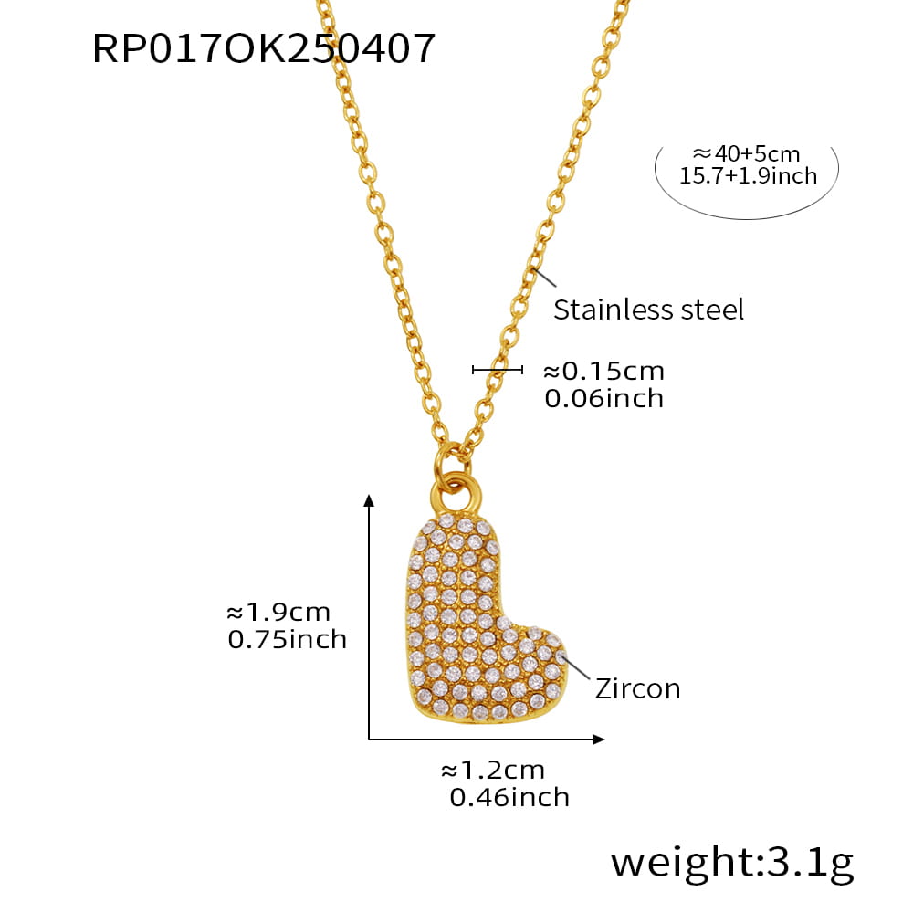 A-Z Alphabet Zircon Pendant Necklace – 18K Gold Hip-Hop Jewelry for Men & Women