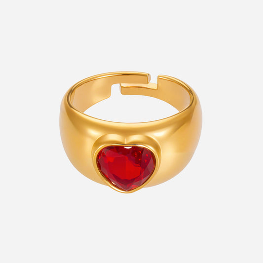 High quality 5A Zircon Stainless Steel Rings