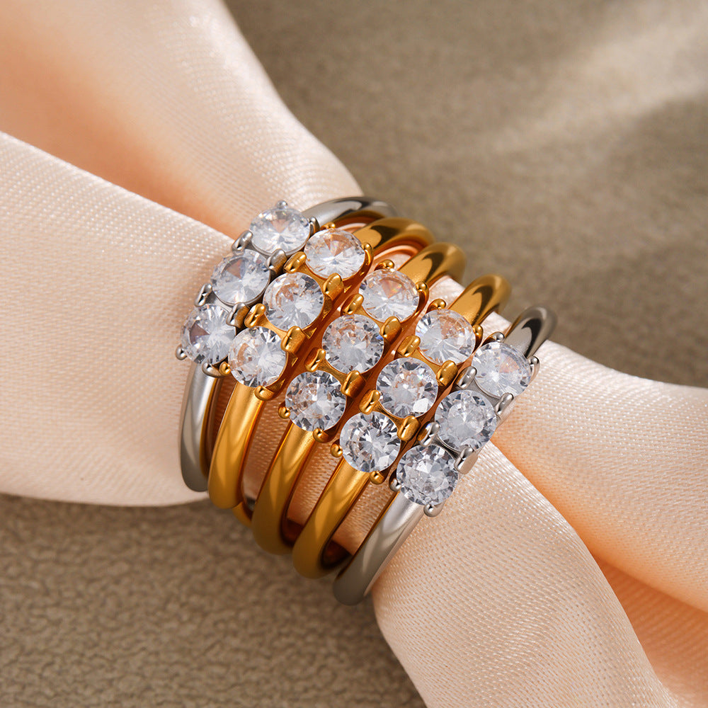 5A Zircon Fine Adjustable Rings
