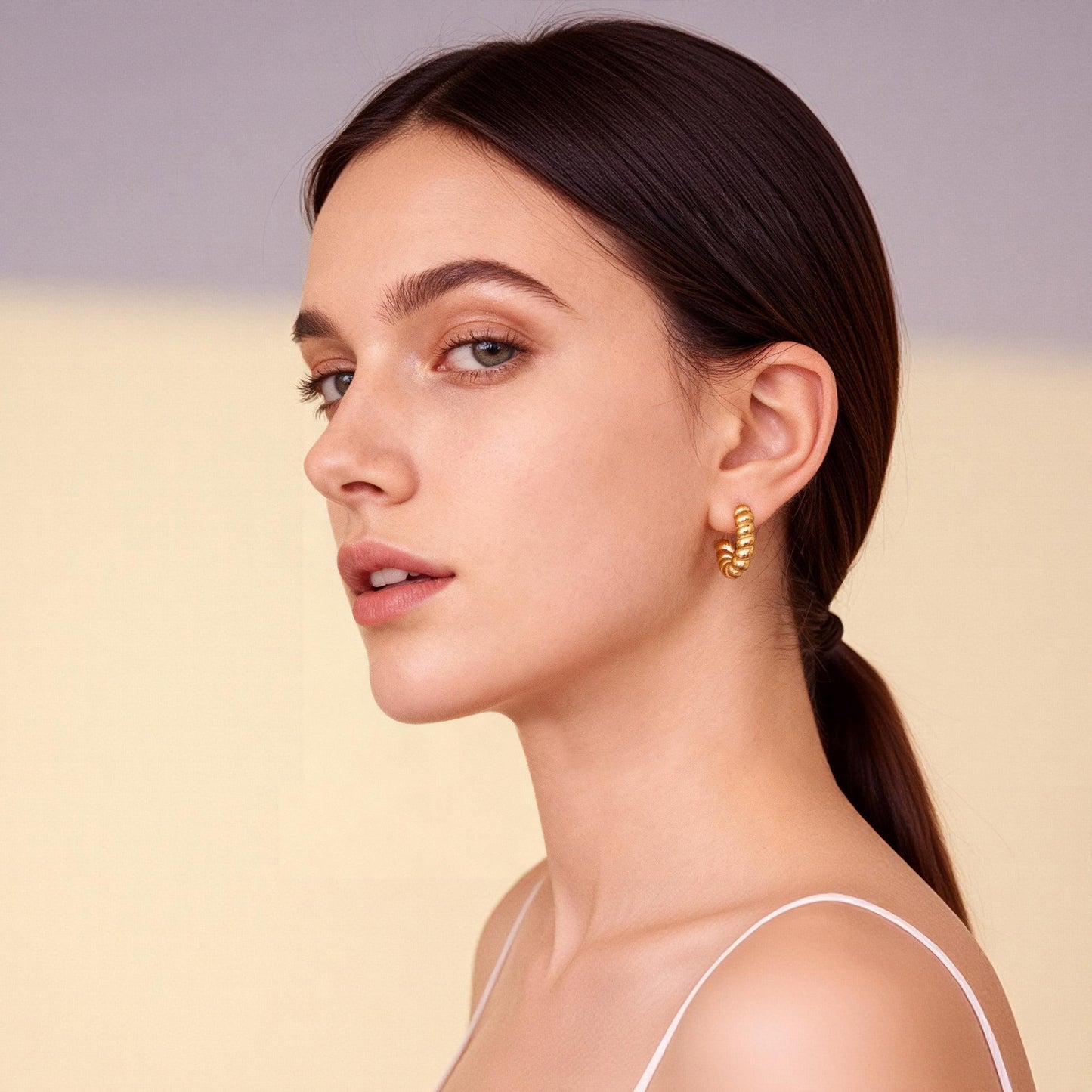 Twine of Grace Stainless Steel Earrings