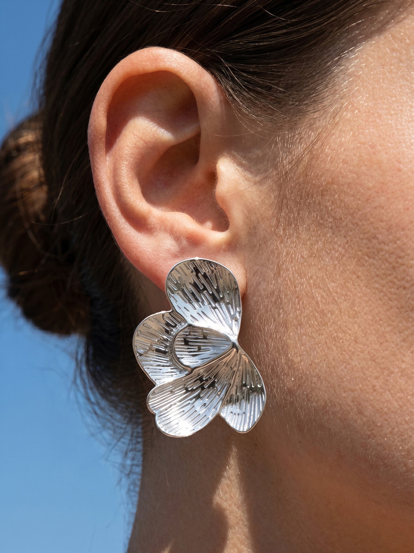 Chic Geometric Gold Plated Earrings - Coastal Elegant Romantic Waterproof Jewelry | Endures Forever - Gift for Her - Detail 3