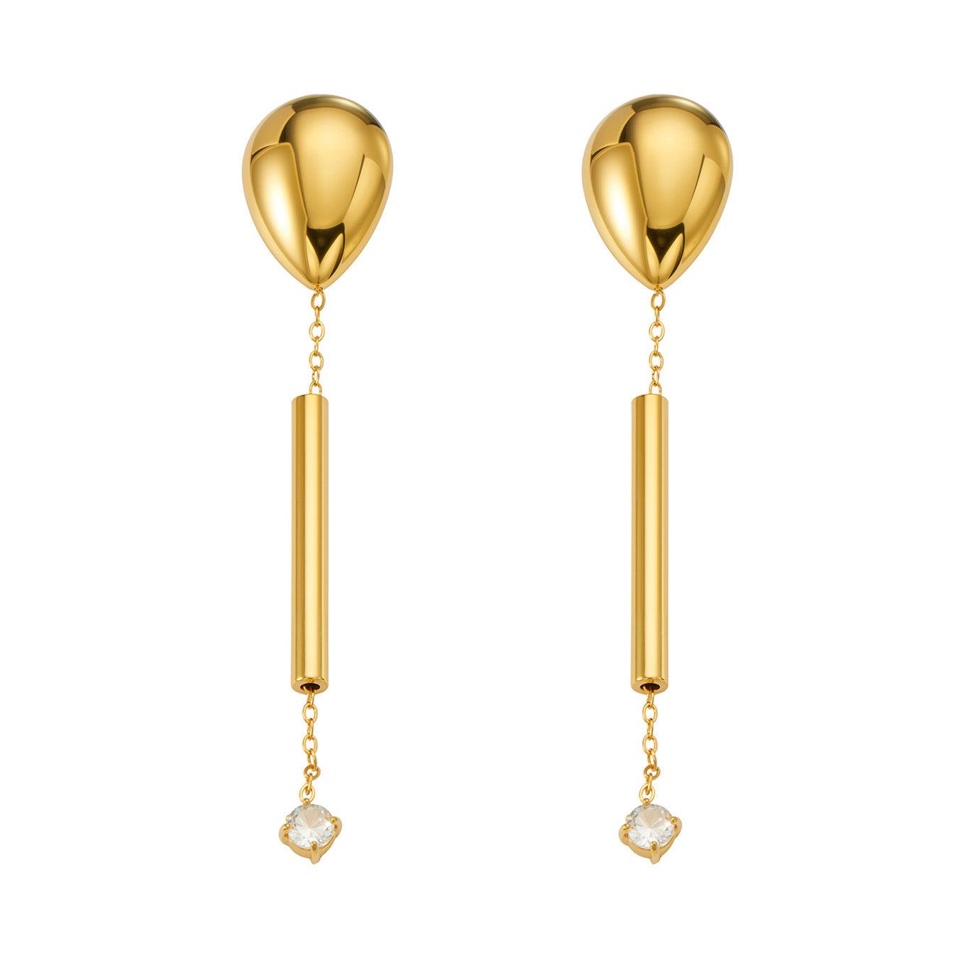Elegant 18K Gold Plated Earrings - Coastal Elegant Romantic Waterproof Jewelry | Endures Forever - Gift for Her - Detail 6