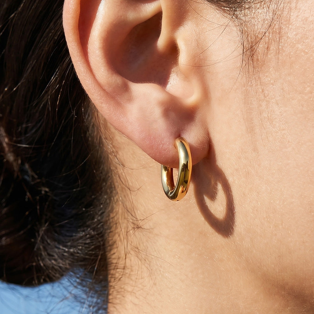 Elegant Gold Plated Pearl Earrings - Coastal Elegant Romantic Waterproof Jewelry | Endures Forever - Gift for Her - Detail 1