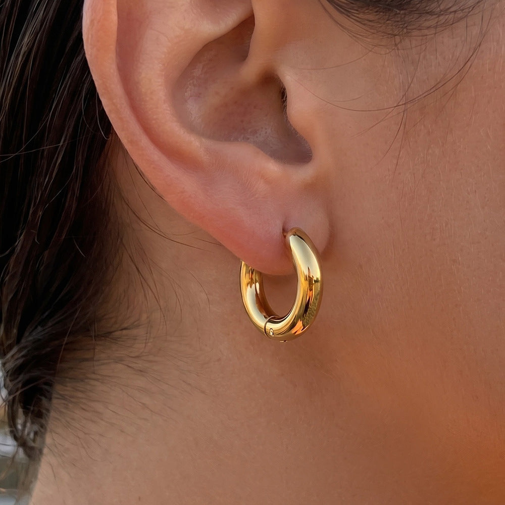 Elegant Gold Plated Pearl Earrings - Coastal Elegant Romantic Waterproof Jewelry | Endures Forever - Gift for Her - Detail 7