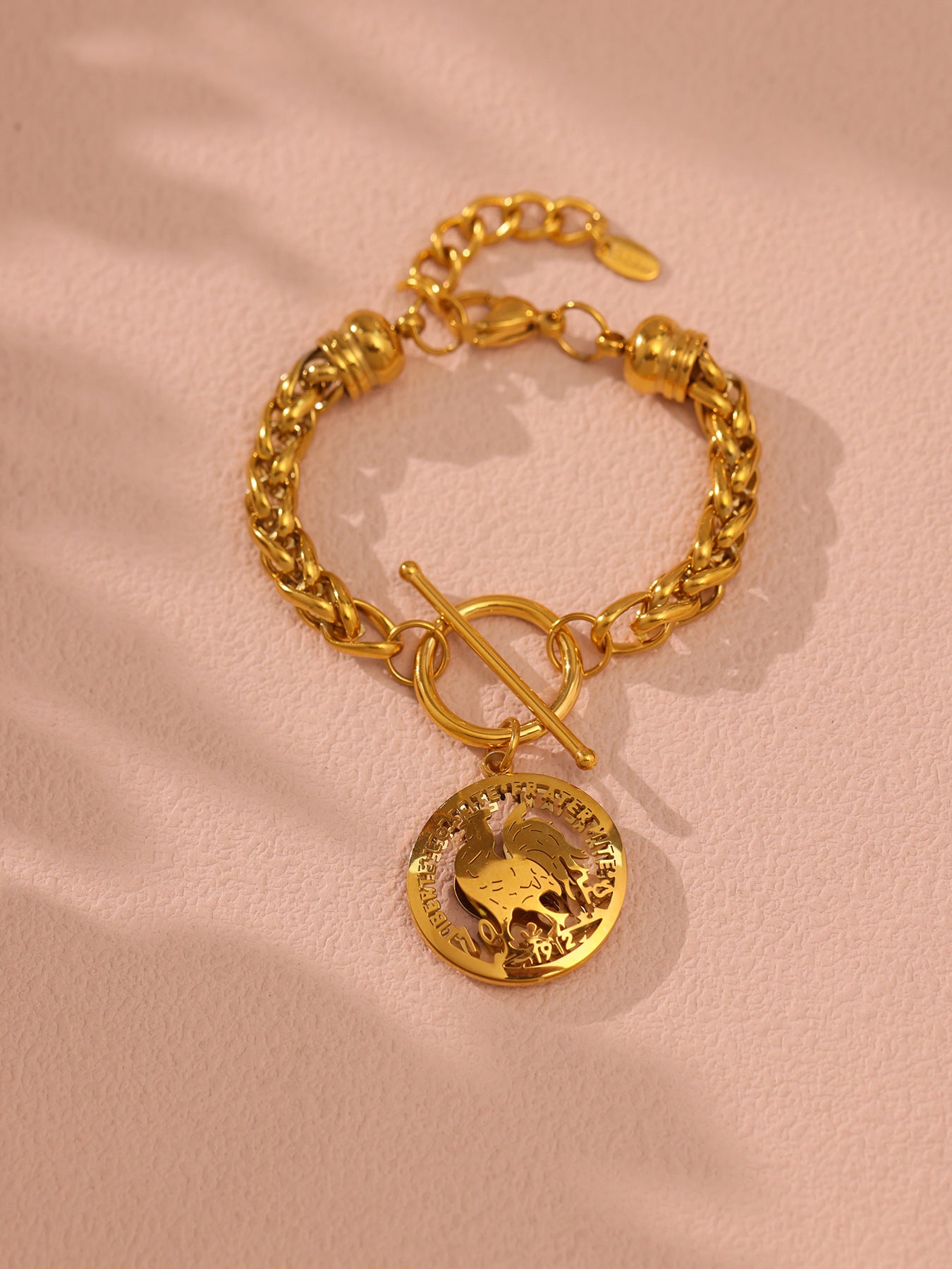 Hype Street 18K Gold Titanium Steel Bracelet
