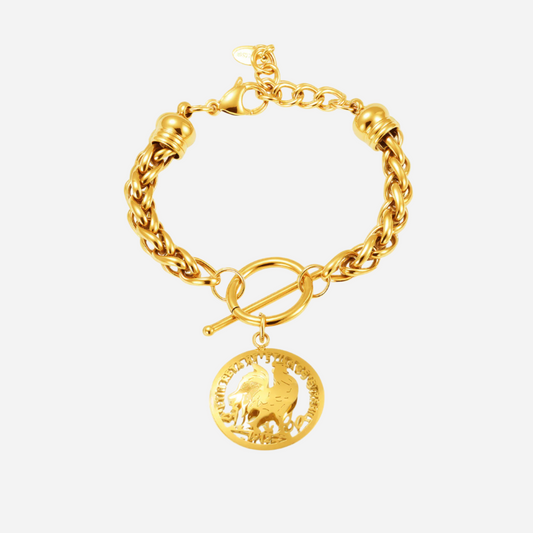Hype Street 18K Gold Titanium Steel Bracelet